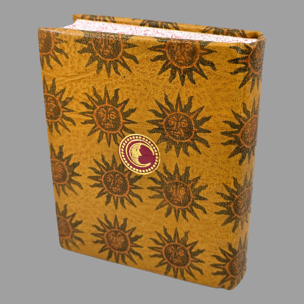 Leather Artists' Book - Sun