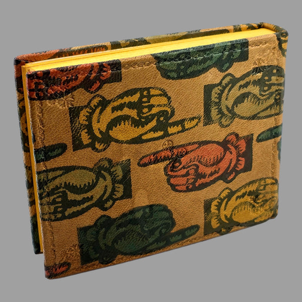 Leather Artists' Book - Manicule