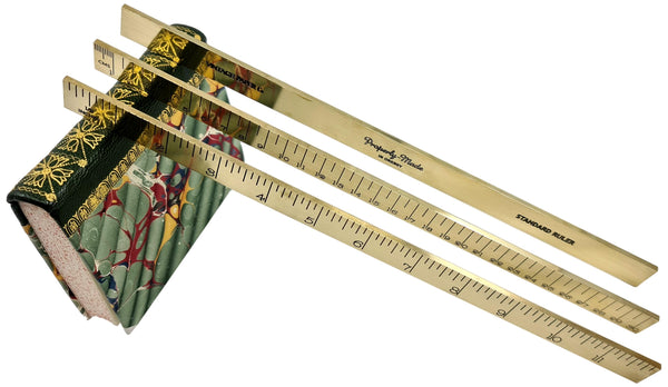 VPCo Standard Brass Ruler - 12 inch