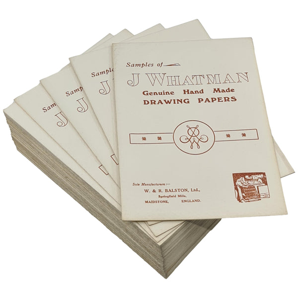 J Whatman - vintage paper sample booklet