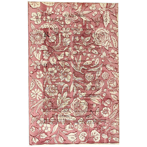 floral lino print by J&J Jeffery